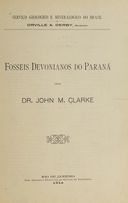 Cover of: Fosseis devonianos do Paraná