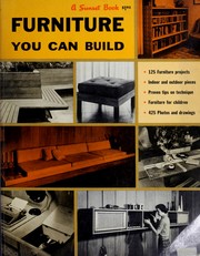 Furniture you can build by Sunset Books