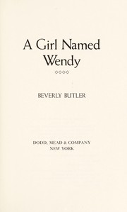 Cover of: A girl named Wendy