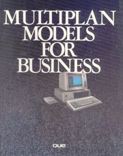 Multiplan Models for Business by Douglas Ford Cobb
