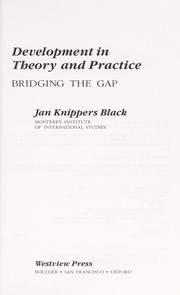 Development in theory and practice by Jan Knippers Black
