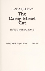Cover of: The Carey Street cat