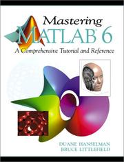 Mastering MATLAB 6 : a comprehensive tutorial and reference