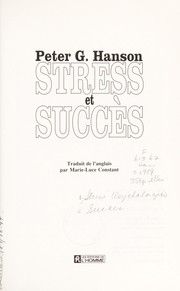 Cover of: Stress et succès