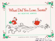 Cover of: What did you lose, Santa?