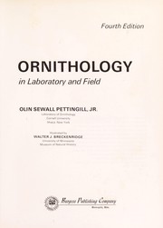 Ornithology in laboratory and field by Olin Sewall Pettingill