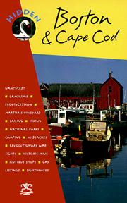 Cover of: Hidden Boston & Cape Cod