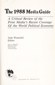 Cover of: The Mediaguide, 1988: A Critical Review of the Print Media