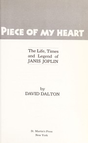 Piece of my heart by David Dalton