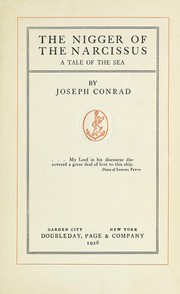 Cover of: The nigger of the Narcissus by Joseph Conrad