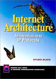 Cover of: Internet Architecture by Uyless Black