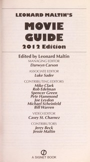 Cover of: Leonard Maltin's movie guide