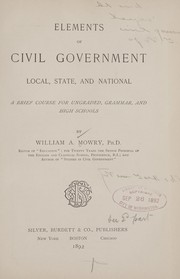 Cover of: Elements of civil government