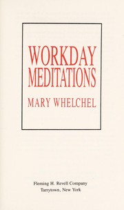 Cover of: Workday meditations by Mary Whelchel