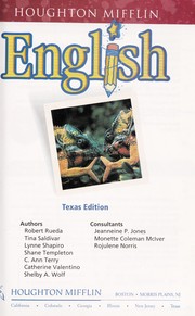 Cover of: HOUGHTON MIFFLIN ENGLISH TX 8