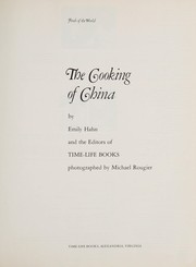 Cover of: The cooking of China
