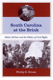 Cover of: South Carolina at the Brink: Robert Mcnair And the Politics of Civil Rights