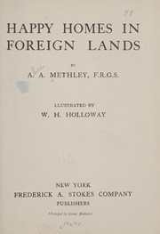 Cover of: Happy homes in foreign lands
