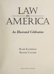 Cover of: Law in America An Illustrated Celebration