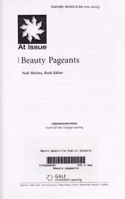 Cover of: Beauty pageants