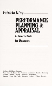 Cover of: Performance planning & appraisal: a how-to book for managers