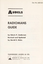 Cover of: Audels radiomans guide