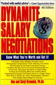 Cover of: Dynamite Salary Negotiations: Know What You're Worth and Gey It!