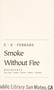 Smoke without fire by Elizabeth Ferrars