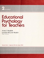 Cover of: Educational psychology for teachers