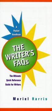 Cover of: The Writer's FAQs Pocket Handbook