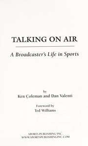 Talking on air by Ken Coleman