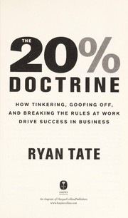 Cover of: The 20% doctrine by Ryan Tate