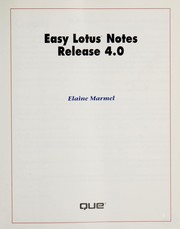 Cover of: Easy Lotus Notes release 4.0.