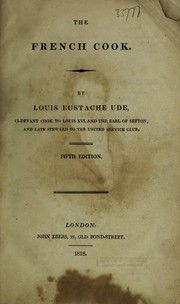 The French cook by Louis Eustache Ude