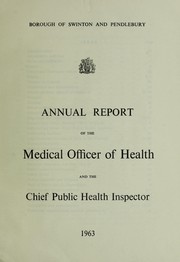 Cover of: [Report 1963] by Swinton and Pendlebury (England). Borough Council