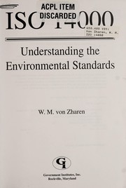 Cover of: ISO 14000 by W. M. Von Zharen