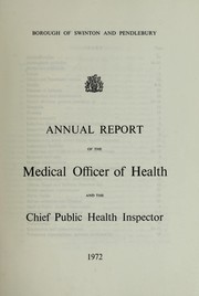 Cover of: [Report 1972] by Swinton and Pendlebury (England). Borough Council