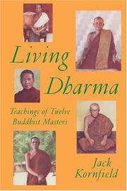 Cover of: Living Dharma by Jack Kornfield.