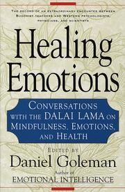 Cover of: Healing emotions by edited by Daniel Goleman.