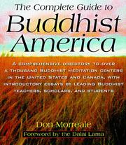 Cover of: The complete guide to Buddhist America