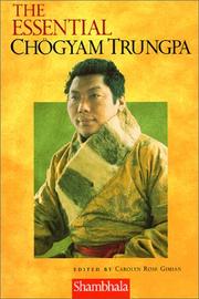 Cover of: The Essential Chogyam Trungpa
