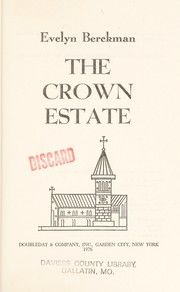 Cover of: The crown estate
