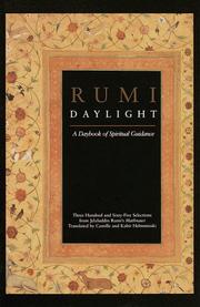 Cover of: Rumi Daylight: A Daybook of Spiritual Guidance