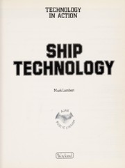 Ship technology by Lambert, Mark