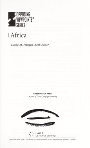 Cover of: Africa (Opposing Viewpoints)