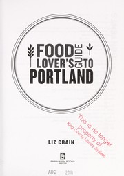 Cover of: Food lover's guide to Portland