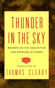 Cover of: Thunder in the Sky: Secrets on the Acquisition and Exercise of Power