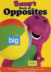 Cover of: Barney's book of opposites