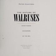 Cover of: The Nature of Walruses (Nature)