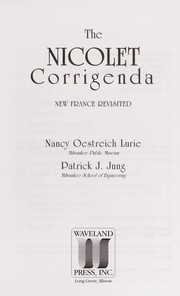 Cover of: The Nicolet corrigenda by Nancy Oestreich Lurie